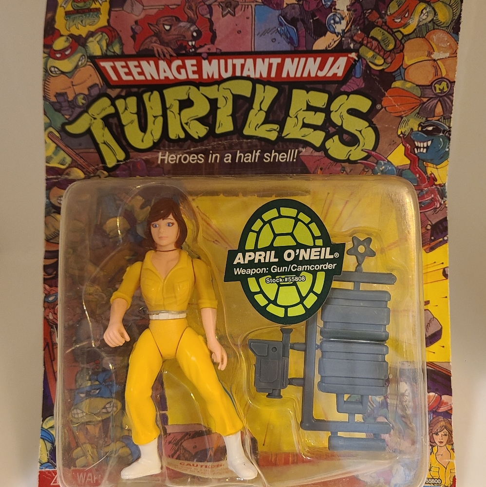 Teenage Mutant Ninja Turtle April O'Neil 25th Anniversary Figure TMNT NIP